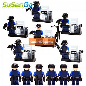    SWAT 6 ./     Minifigures Firebases   Kid    LEGO
