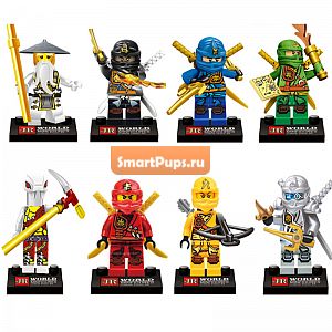  Ninjagoes Minifigures Set 8 .   Cole Lloyd   Skylor   Kapau      Legoes
