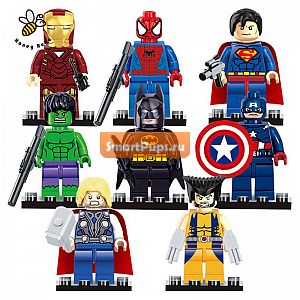  8 .  Marvel DC Super Heroes  Building Blocks         - 