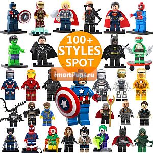  100  SingleSale DC Marvel Super Heroes      Minifigures      