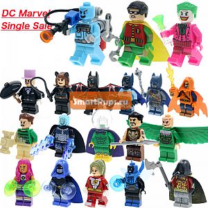  DC Marvel      bataman minifigures building blocks      
