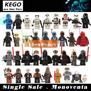  Star Wars Minifigures   R2D2       Trooper Kylo     