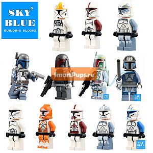  Minifigures      Clone Trooper Kylo  BB-8        