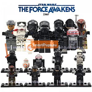     The Force  Dargo D867 Minifigures Kylo  BB-8 R5-D4      
