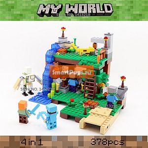  378 . 4  1   legoelied      Minecrafted Minifigures        
