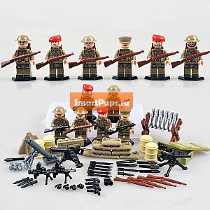  D163 2     8-  -    ,   Legoes WW2  Minifigures