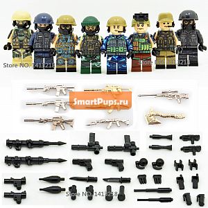  8 .      Legoelied  SWAT      Minifigure    