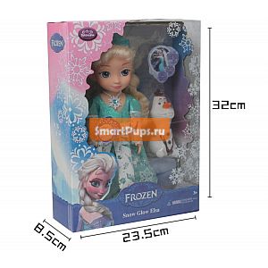  30CM  Salon Princess Elsa Doll Lighting Musical   Elsa  for Girl    BD0012